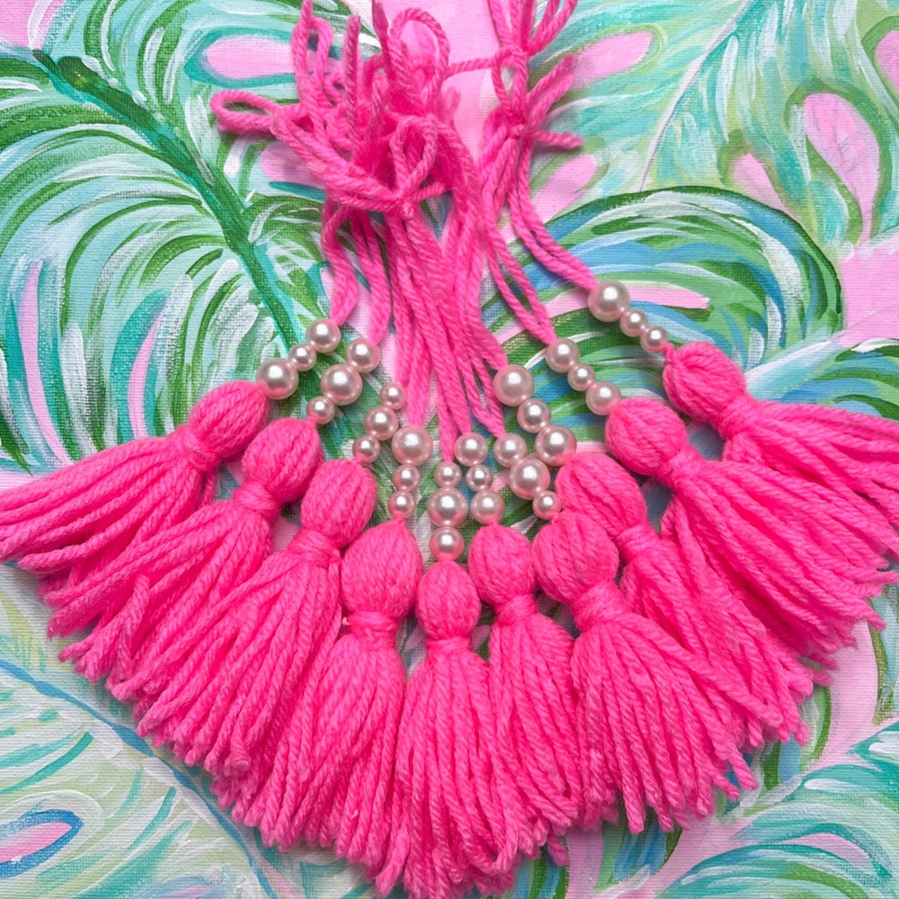Set of 10 Tassel Ornaments